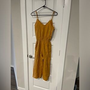 NWOT Rove Masala Linen Jumpsuit XS, missing belt